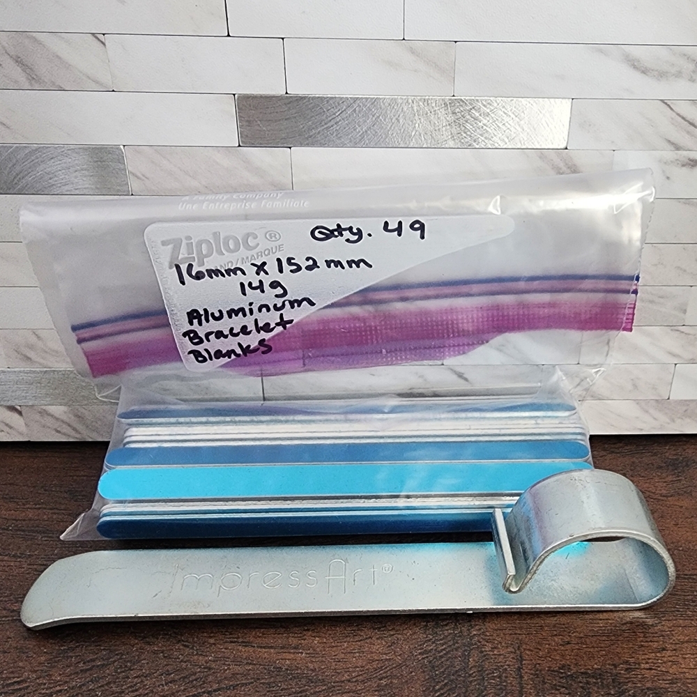 Impress Art Bracelet Blanks and Bracelet Bender